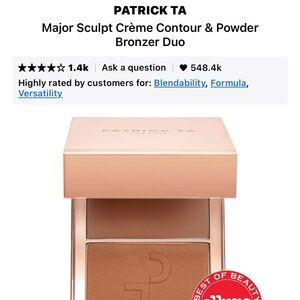 Patrick Ta Major Sculpt Crème Contour & Powder Bronzer Duo - Brown